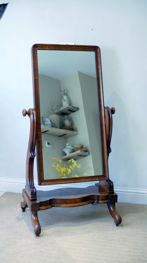Victorian Cheval Bedroom Dressing Mirror