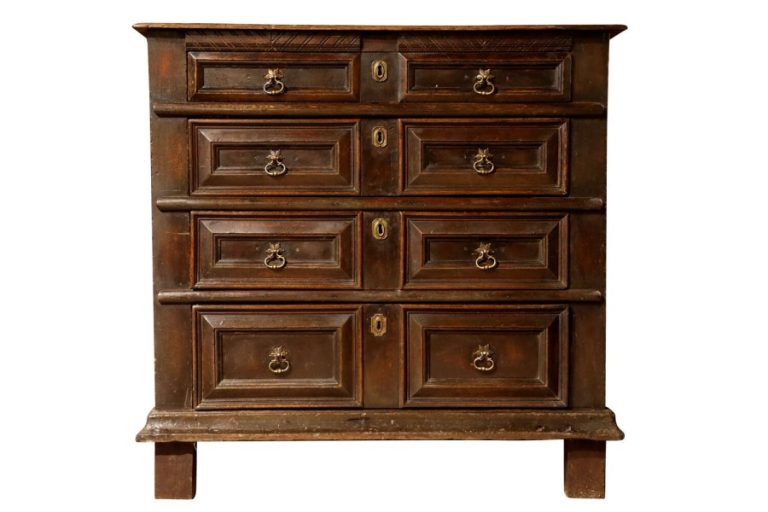 Late 17th Century Charles II Oak Chest of Drawers, Circa 1680