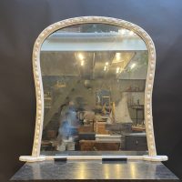 Large C19th Painted Overmantle Mirror