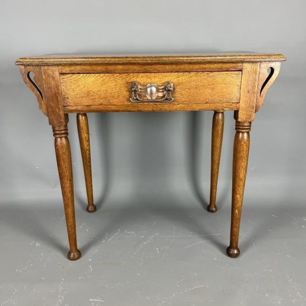 Arts &amp; Crafts Oak Consol Table