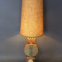 Bernard Rooke Studio Pottery Totem Lamp Mid Century