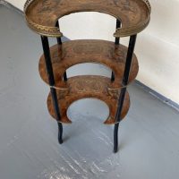 Rare Etagere whatnot display table