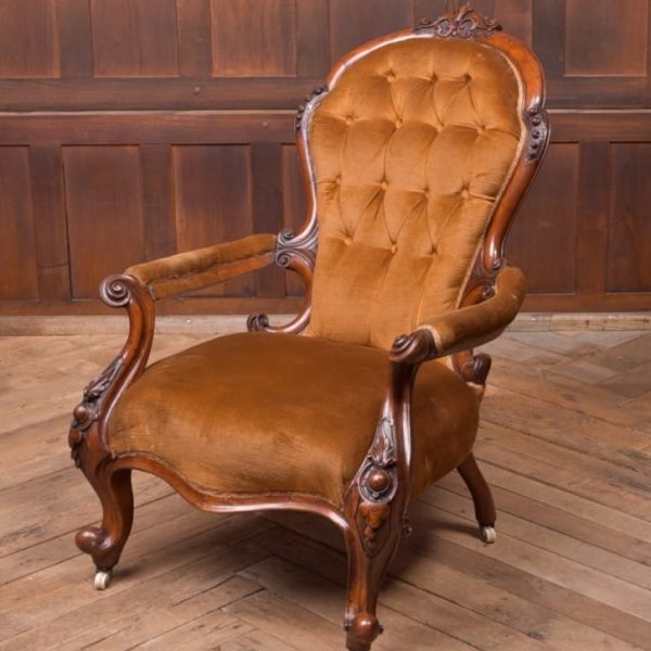 Victorian Walnut Parlour Chair SAI2189