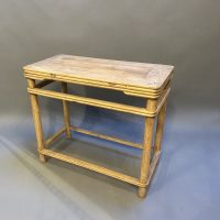 Chinese elm side table