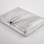 Antique Art Deco Solid Silver &#038; 14k Gold Russian Case Faberge
