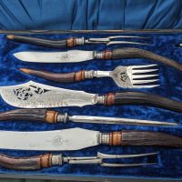 John mcclory &amp; sons Scotia works Sheffield knife set