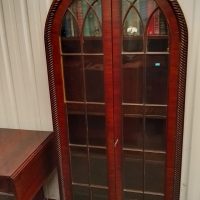 Antique Dome Top Cabinet Bookcase