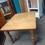 Antique Oak Extending Dining Table Seats 10