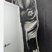 Phlegm street art Sheffield