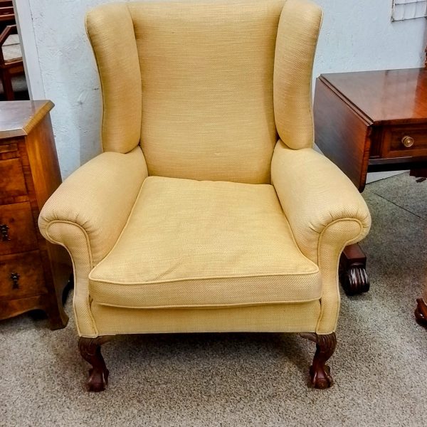 Good Antique Wing Armchair