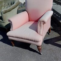 Antique Victorian Howard&#8217;s Style Armchair
