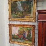 Pair of Edwardian Gilt Framed Oil Paintings