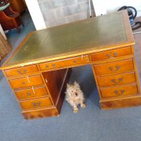 Antique Style Partners Writing Desk