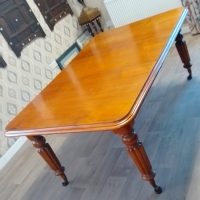 Large Antique Victorian Mahogany Dining Table Seats 8/10