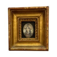 Mughal Lady Miniature on Ivory – Delhi School, 19th Century