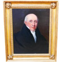 19th Century Oil On Canvas Portrait Of A Gentleman