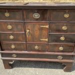 Antique Georgian Period Laburnum Bank of Drawers, circa 1800