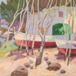 &#8216;The Fisherman&#8217;s House&#8217; &#8211; Post Impressionist Work &#8211; S&#8217;Alguer, Spain