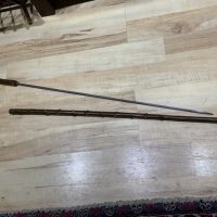 Irish Blackthorn walking stick sword stick superb