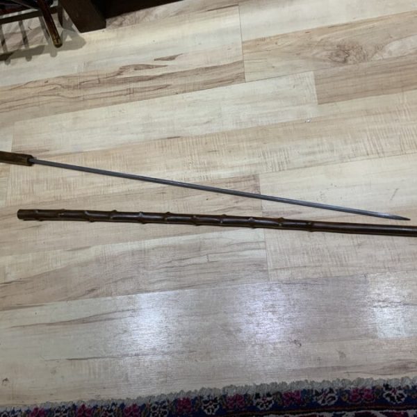 Irish Blackthorn walking stick sword stick superb