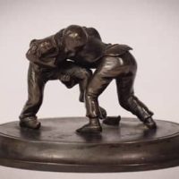 Bronze of Boys Wrestling