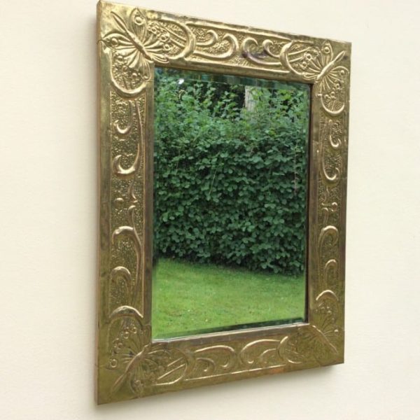 Arts &amp; Crafts Scottish School Butterfly Mirror