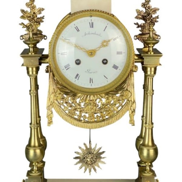 Louis Boname 8 Day French Mantle Clock