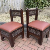 Pair of Liberty Arts &amp; Crafts Moorish Chairs c1890