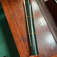 Music conductors batons in leather case