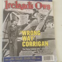 Ireland’s Own magazine issue featuring ‘Wrong Way’ Corrigan cover story