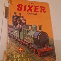 Vintage hardcover book titled ‘The Sixer Annual for All Cub Scouts’