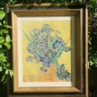 Framed reproduction print of ‘Irises’ by Vincent van Gogh