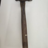 Vintage ball peen hammer with wooden handle