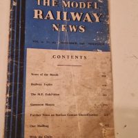 Vintage magazine ‘The Model Railway News’ published in the United Kingdom
