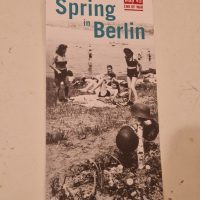 Vintage photographic postcard titled ‘Spring in Berlin’ published by May 45 End of War