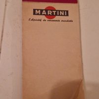 Vintage Martini advertising notepad