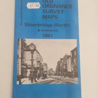 Old Ordnance Survey Map titled ‘Stourbridge (North) &amp; Amblecote 1901’ published by Alan Godfrey Maps