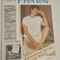 Wendy Preview knitting pattern magazine from Spring 1990