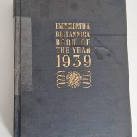 Hardcover book ‘Encyclopedia Britannica Book of the Year 1939’ published by Encyclopædia Britannica