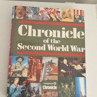 Hardcover book titled ‘Chronicle of the Second World War’ edited by Derrik Mercer