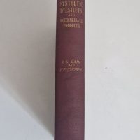 Hardcover book titled ‘The Synthetic Dyestuffs and Intermediate Products’ by J.C. Cain and J.F. Thorpe