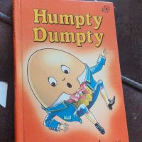 Hardcover children’s book titled ‘Humpty Dumpty and Other Nursery Rhymes’ illustrated by Ken McKie, published by Ladybird Books