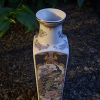 Porcelain vase with peacock design from the Leonardo Collection