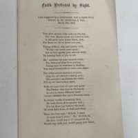Printed religious poem titled ‘Faith Perfected by Sight’ from a confirmation held in Bolton Percy Church by the Archbishop of York, March 8th, 1876