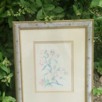 Watercolor painting titled ‘Falling Daisies’