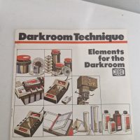 Vintage photography manual titled ‘Darkroom Technique: Elements for the Darkroom’ by Jobo