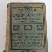 Hardcover book titled ‘The Concise English Dictionary’ by Dr. Charles Annandale
