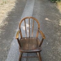 Elm and ash child’s Windsor rocking chair
