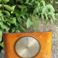 Wooden mantel clock by Metamec