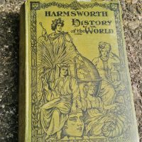 Hardcover book titled ‘Harmsworth History of the World’ edited by Arthur Mee